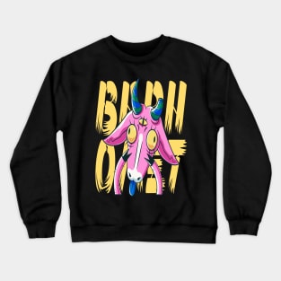 Satanic Cartoon Baphomet Crewneck Sweatshirt